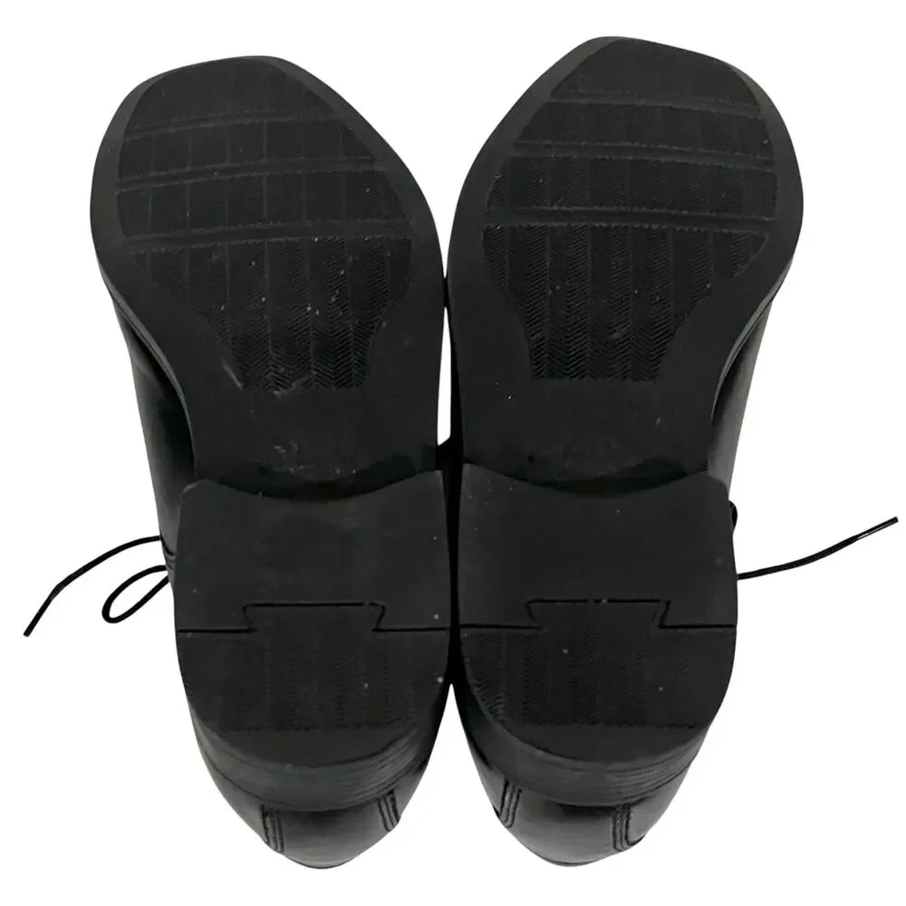 Clarks Tilden Walk Oxford Black Leather Size Mens 9.5M